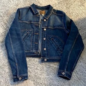 American Eagle Outfitters crop jean jacket
